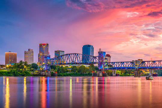 Little Rock Arkansas skyline